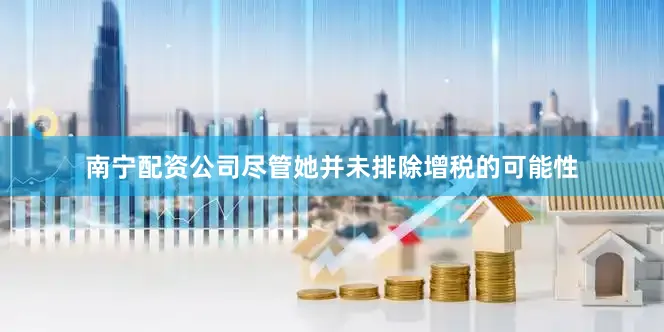 南宁配资公司尽管她并未排除增税的可能性